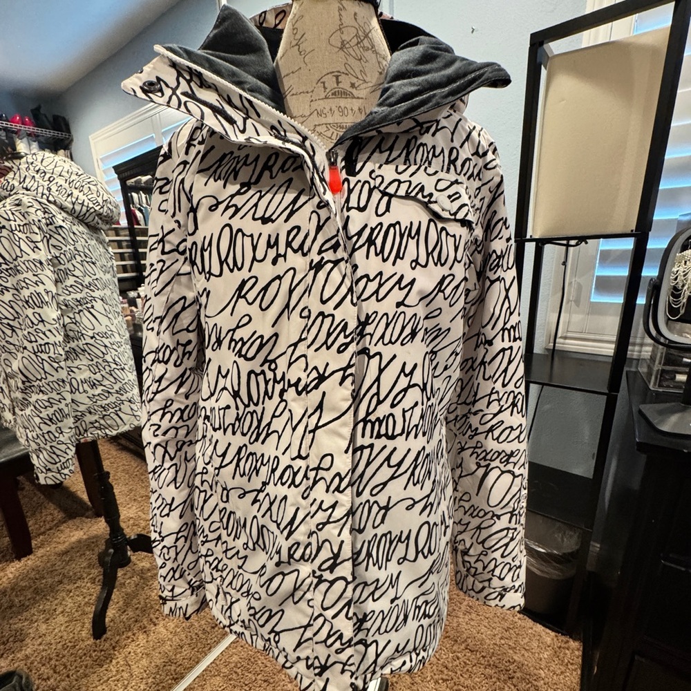 Roxy Black and White Ski Jacket